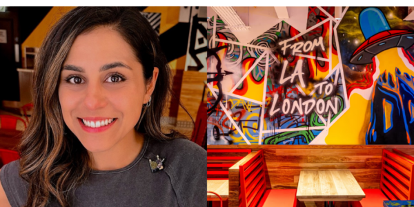 Dave's Hot Chicken webinar title card featuring Keyana Mohammadi, Head of Marketing