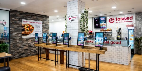 Tossed restaurant kiosks